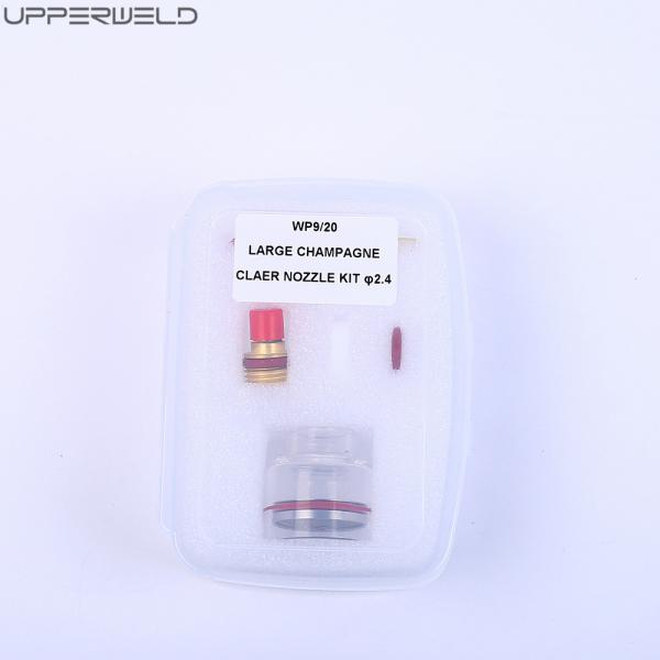 Large Champagne Clear Nozzle Ceramic Gas Lens Collect for Welding Torch Red
