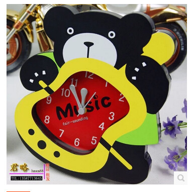 Quality New creative gift product bear alarm clock toy wholesale