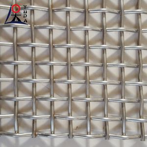 Cheap Galvanized Crimp Mesh Crimped Wire Mesh Square Decorative Woven Metal Fence for sale