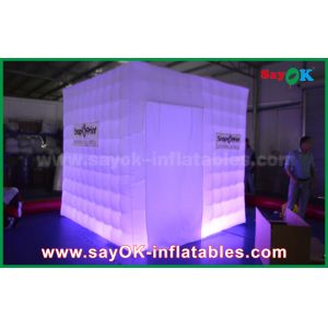 Inflatable Party Tent Portable Inflatable Led Cube Photo Booth Props Fire