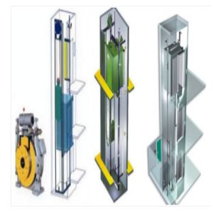 Microcontroller Hydraulic Mrl Elevator PM Gearless Drive 630KG 5 Passenger Lift