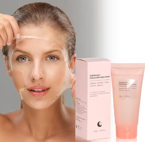 Face Masks Vitamin C Collagen Overnight Sleeping Wrapping Facial Mask Moisturizi