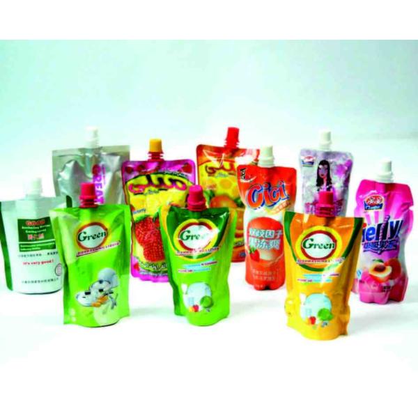 Quality Safety Doypack Liquid Spout Pouch 350ml Drink Pouches With Spout wholesale