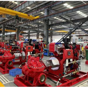 SCF200-150-480 Diesel Engine Driven Split Case Fire Pump 8×6  UL/FM Certified 169–372 kW