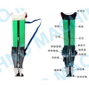 2 in 1 vegetable seed planter corn seeder, Portable auto seeder