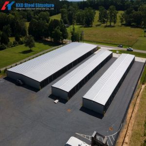 Free Design Prefabricated Plant Workshop with Office House Steel Structure