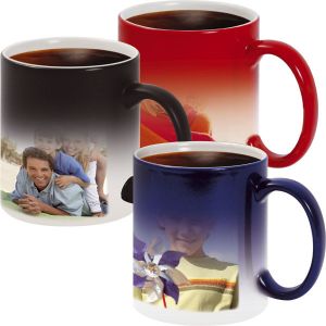 Cheap Custom Funny Coffee Magic Color Changing Coffee Mug Diameter 8cm*Height 9.5cm for sale
