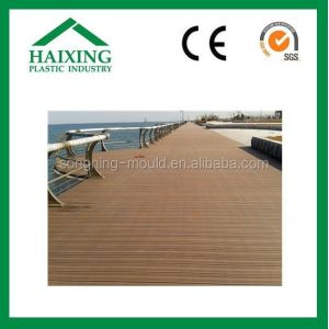Customized PVC Co-extrusion Wood Pattern Plastic Lumber for Landscaping