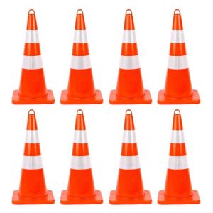 Reflective Collars Traffic Safety Cones For Traffic Control 350 X 350mm 1.8KG