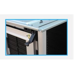 Aluminum Anti Static Products ESD PCB Magazine Rack For SMT / PCB Storage