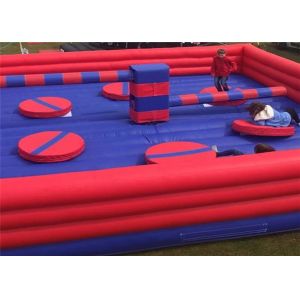 Commercial Inflatable Wipeout Course Fun Diameter 8m 0.55mm PVC Tarpaulin