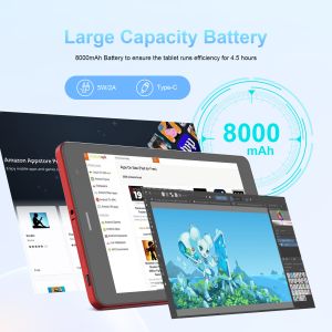 C idea MT6750 8-Core and 8GB RAM 8 Inch Android Tablet PC with SIM for Education