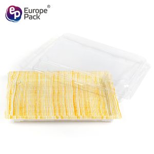 Newest design 10 inch square shape takeaway disposable patisserie sushi