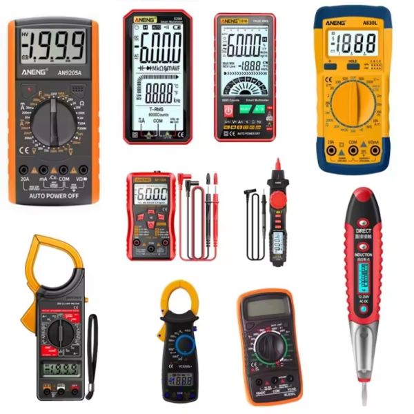 Multifunctional Measure AC DC Current Resistance Capacitance Smart Digital Multi Meters