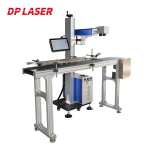 30W 50W 100W Flying Online Fiber Laser Marking Machine PVC PP PPR PE Pipe Water