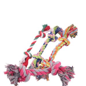 Pet Toy Hand-woven Set Chew Interactive Chew Cotton Dog Rope Toys Small Animals