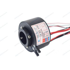 Standard IP51 Through Hole Slip Ring Rotary Electric Signal Joint