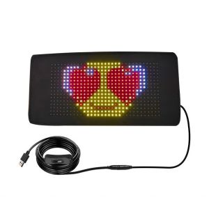 Indoor LED Digital Signage Window Car Advertising Light with USB/5V LED Matrix