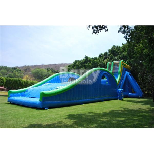 Quality 0.55mm PVC Tarpaulin Giant Inflatable Slide For Event / Huge 42ft Tall Drop Kick Water Slide wholesale