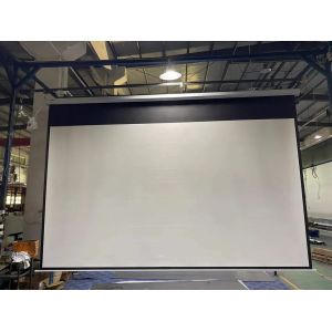 300 Inch Electric Projector Screen Tab Tensioned Motorized Projection Screen For