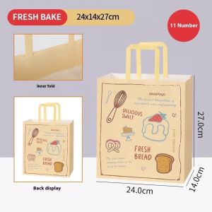 Industrial Large Kraft Bag with Handles and Self Adhesive Seal