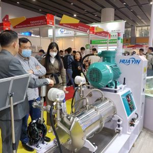 Cheap 100 Liter Alumina Oxide Bead Mill Machine Wet Grinding With Polythene Chamber For Nanometer for sale