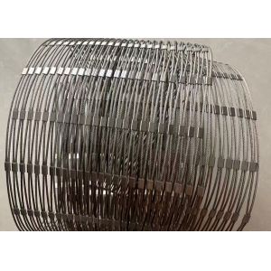 316 Stainless Steel Ferrule Type Cable Mesh Safety Fence For Zoo Aviary Netting