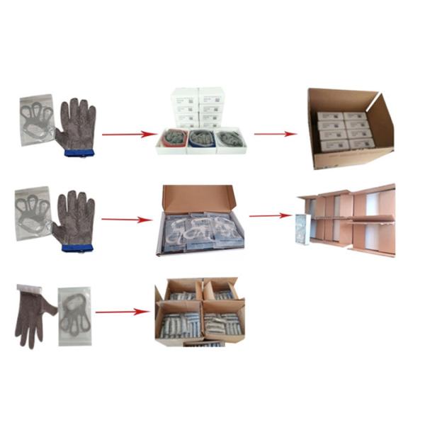 Stainless Steel Safety Cut Proof Stab Resistant Metal Mesh Butcher Glove XS-3XL