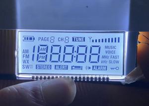 Cheap Customized Monochrome LCD Display TN HTN 7 Segment For Multimedia Player for sale