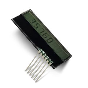 COG Lcd Segment Display Positive ML1001F-2U IC , 9 In Seven Segment Display