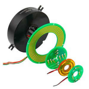 Pancake Slip Rings of 2 Circuits with φ37.1mm Bore