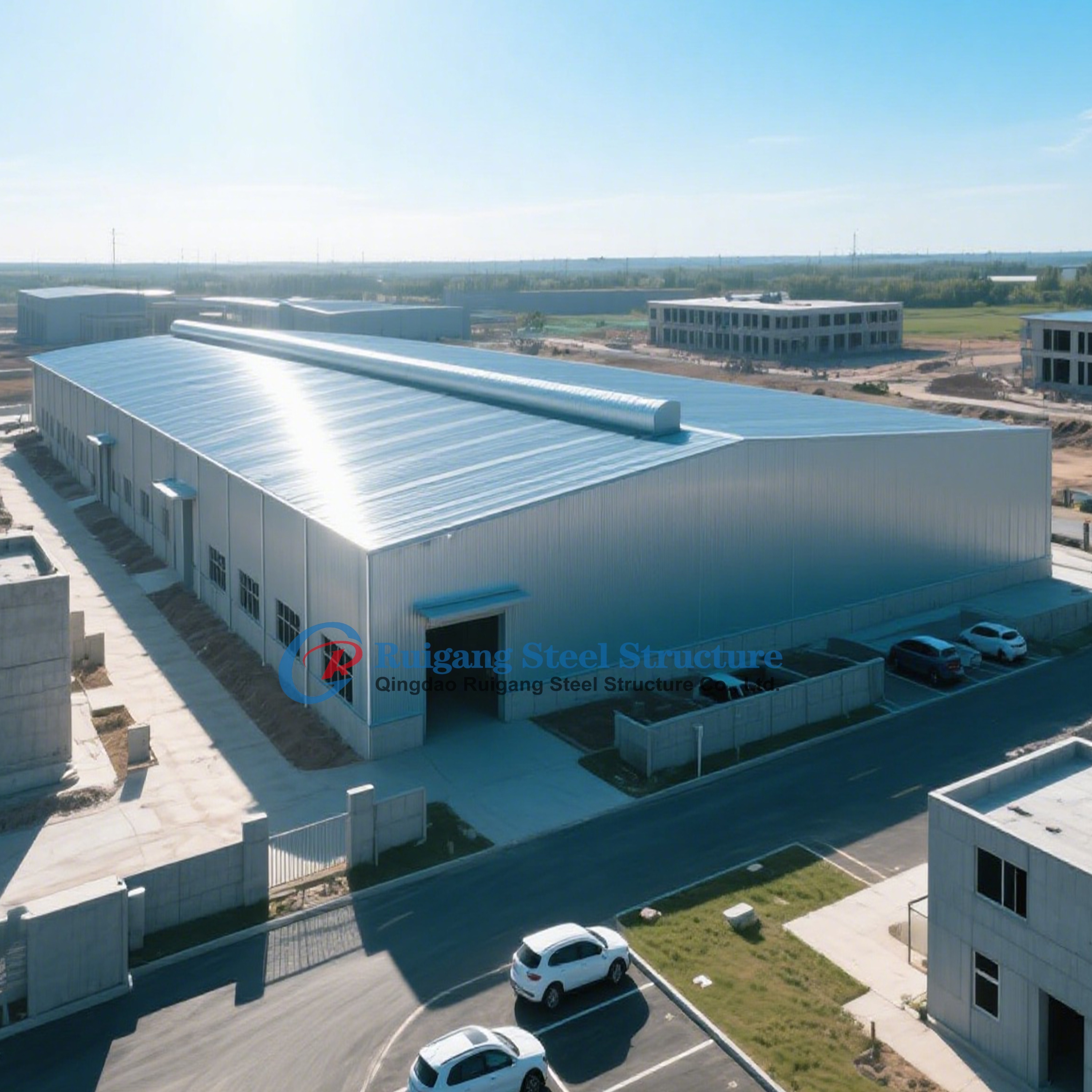 Cheap Factory Direct Prefabricated Steel Structure Warehouse Building For Industrial Storage for sale