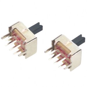 Slide switch Toggle switch SS22D07 2P2T 6Pins Vertical Handle high 5mm SS-22D07