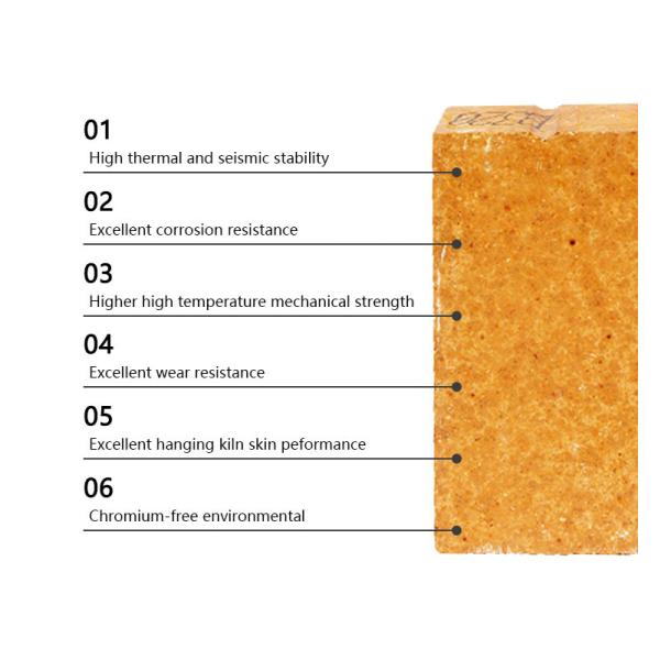 Refractory Magnesia Alumina Spinel Bricks For Cement Rotary Kiln Transition Zone