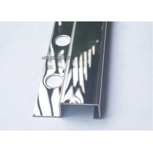 8K Mirror External Stainless Steel Tile Trim Brushed Antiscratch