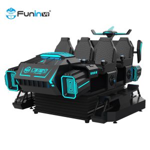 China Sheet Metal 9D Cinema Simulator 6 Seats Virtual Reality Simulator 6 Seats for Park Centre on sale