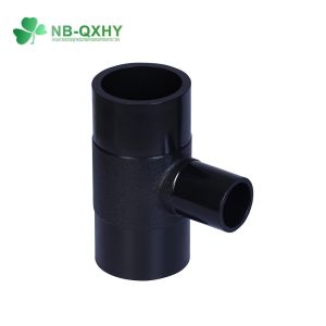 China Black Reducing Tee HDPE Butt Fusion Fitting for Gas and Water Distribution System on sale