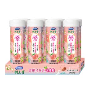 Healthy Hard Candy With Peach Oolong Tea Flavor And Low Calories Lozenge