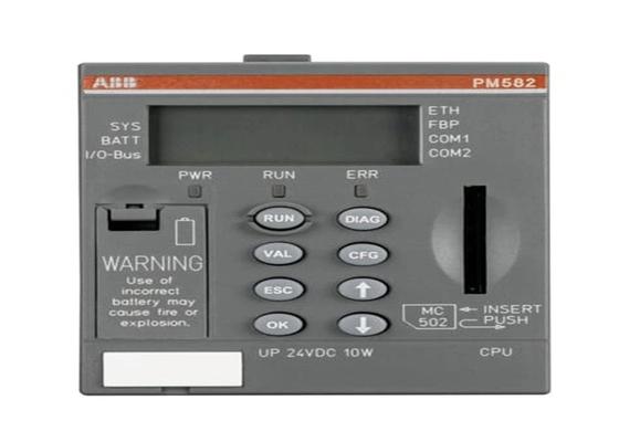 PM582-V14x 1SAP140200R0200 Prog Logic Controller 512kB Programmable Logic