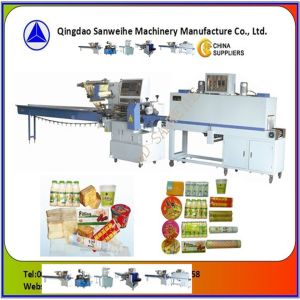 Stainless Steel Heating Automatic Shrink Wrapping Machine Cup Packing Machine