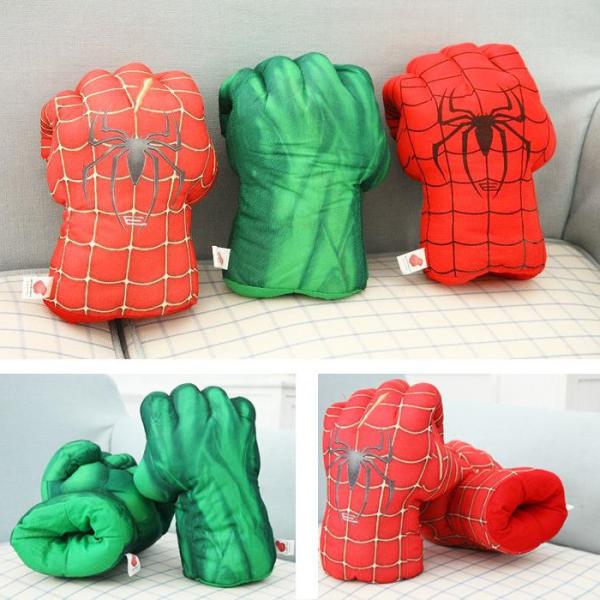 Quality Super man Plush Paw Gloves Hand Puppet stuffed Animal  Plush Toys wholesale