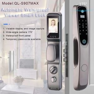 Smart Wifi HD Camera Lock Waterproof Smart Lock Aluminum Alloy