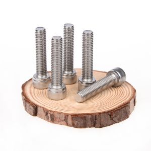 China Hot Sale M5 M6 M8 Metric DIN912 Stainless Steel Knurled Hex Socket Cap Screw on sale