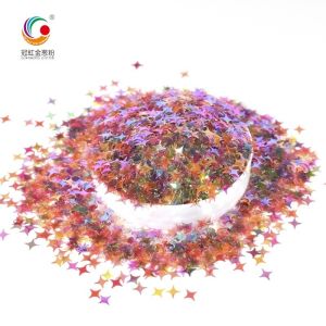 Ink Mermaid Eye Glitter Pigment Powder Mix In Epoxy Resin