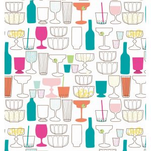 Cheap Wine Tasting Decorative Paper Tablecloths , Wood Pulp 54x108 Tablecloth for sale