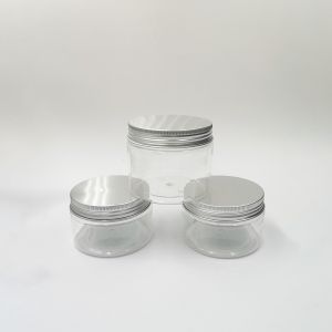 50g 100g PP Aluminum Screw Lid Empty Cosmetic Cream Jars