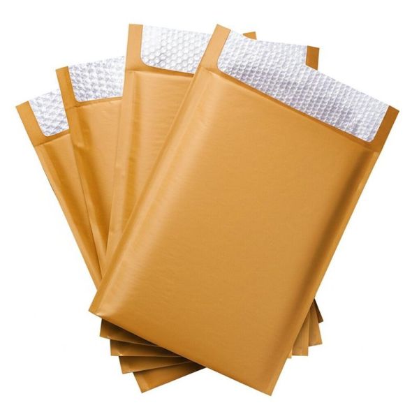 Lightweight Brown Bubble Mailers Using Poly Bubble Inside Material Offering