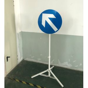 Manually 3M Engineering Grade Reflective Traffic Signs Foldable