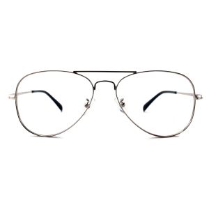 FM2569 Full Rim Optical Metal Frame Pilot Eyeshape Unisex Glasses Eyewear