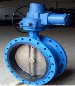 China Electric Flanged Butterfly Valves DN450 With Motor 230V 50Hz,A215 WCB,CI on sale